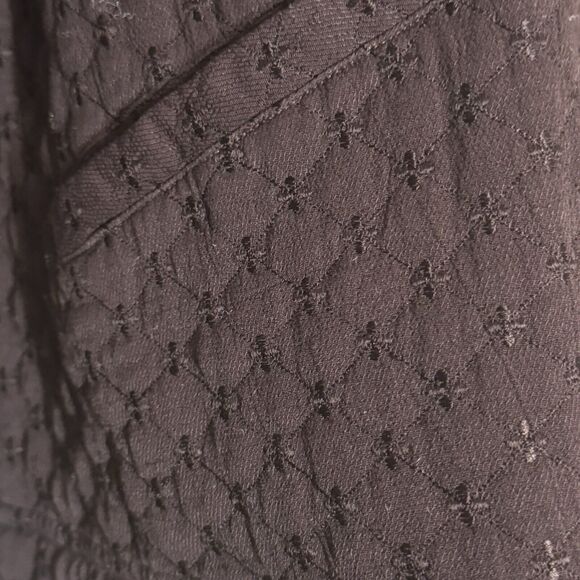 Johhny Was Jacket Women S Collection Brown Quilted Embroidered Lagenlook Boho - Picture 10 of 10